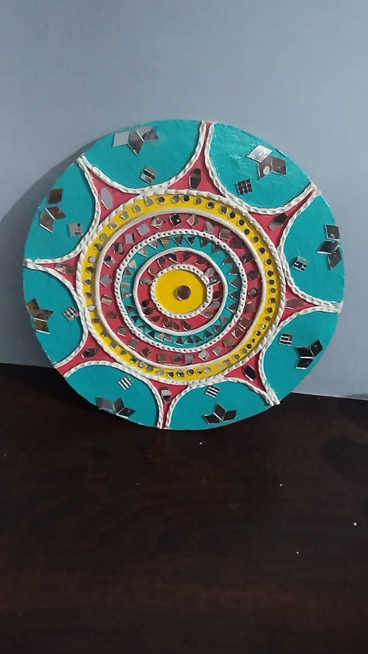 Circular Mandala Mirror Art